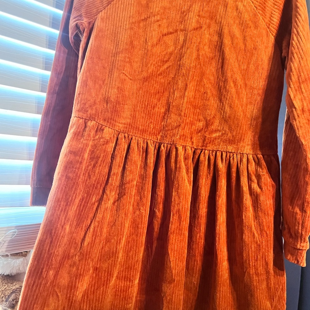 Cat & Jack Rust Corduroy Dress
